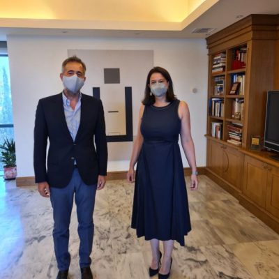 image-350981 Συνάντηση του βουλευτή Π.Ε. Κοζάνης Στάθη Κωνσταντινίδη με την Υπουργό Παιδείας Νίκη Κεραμέως: «Έντεκα χιλιάδες επτακόσιοι νέοι διορισμοί στην εκπαίδευση!»