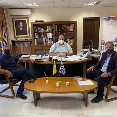 image-353385 Τα Γρεβενά και τον Αντιπεριφερειάρχη της Π.Ε. Γρεβενών, Ιωάννη Γιάτσιο, επισκέφθηκε σήμερα ο χωρικός Αντιπεριφερειάρχης της Π.Ε. Τρικάλων, Χρήστος Μιχαλάκης