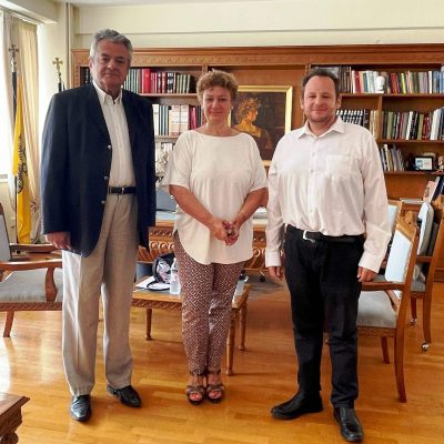 image-354408 Συνάντηση εργασίας με την Διεθνή Πρόεδρο της Ένωσης Ευρωπαίων Δημοσιογράφων Σάγια Τσαουσίδου