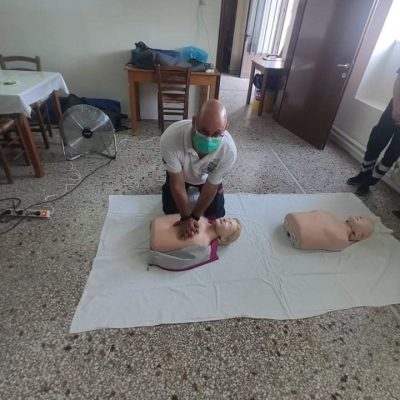 image-356406 Kοινότητα Ξηρολίμνης: Πραγματοποιήθηκε, σήμερα Παρασκευή 6 Αυγούστου 2021, σεμινάριο με εισηγητή τον Γιάννη Παναγιωτίδη, σχετικά με την χρήση του απινιδωτή