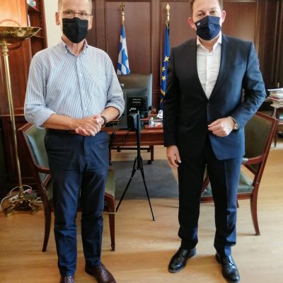 image-359279 Συνάντηση του δημάρχου Κοζάνης Λάζαρου Μαλούτα με τον αν. υπουργό Εσωτερικών Στέλιο Πέτσα στην Αθήνα