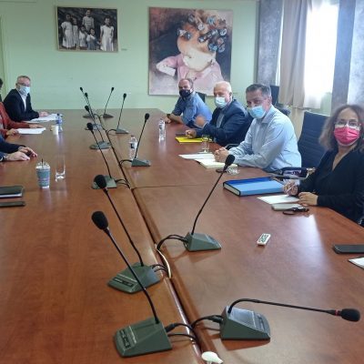 image-362270 Συνάντηση του Περιφερειάρχη Γιώργου Κασαπίδη με τον Πρύτανη του Πανεπιστημίου Δυτικής Μακεδονίας Θεόδωρο Θεοδουλίδη, για την πρόοδο των έργων του Πανεπιστημίου στη Φλώρινα.
