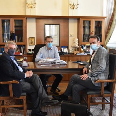 image-372570 Συνάντηση του δημάρχου Κοζάνης Λάζαρου Μαλούτα με τον γ.γ. του Υπουργείου Παιδείας Αλέξανδρο Κόπτση
