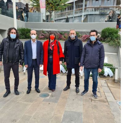 image-375759 Συμμετοχή αντιπροσωπείας του Κινήματος Αλλαγής στους εορτασμούς για την 48η επέτειο της εξέγερσης του Πολυτεχνείου στην Κοζάνη