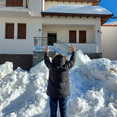 image-385902 Αυτό είναι χιόνι – Αναγνώστης του kozan.gr μας στέλνει σημερινές φωτογραφίες από το χωριό Σέλι Ημαθίας