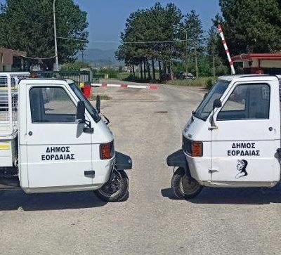image-408258 Σε κυκλοφορία τα δύο τρίκυκλα φορτηγά-μοτοσυκλέτες του Δήμου Εορδαίας