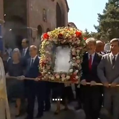 image-422563 kozan.gr: Σημερινές εικόνες από τη λιτάνευση της ιεράς εικόνας της Παναγίας Σουμελά στο όρο Βέρμιο, παρουσία πλήθους πιστών (Βίντεο)