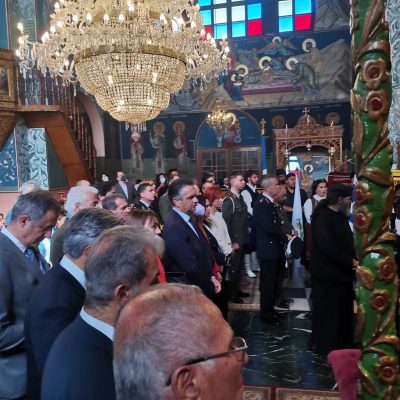 image-437706 kozan.gr: Επέτειος απελευθέρωσης Σιάτιστας από τον τουρκικό ζυγό : Η σημερινή δοξολογία στον Ιερό Μητροπολιτικό Ναό του Αγίου Δημητρίου , η επιμνημόσυνη δέηση και κατάθεση στεφάνων υπέρ των πεσόντων στο Μνημείο Ηρώων της Πλατείας Τσιστοπούλου (Διοικητήριο) (Βίντεο & Φωτογραφίες)