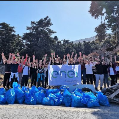 image-438295 H εθελοντική ομάδα της Enel Green Power καθάρισε την Πάρνηθα