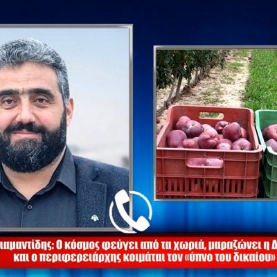 image-439807 Θανάσης Διαμαντίδης: «Μαραζώνει η Δυτική Μακεδονία και λυπάμαι που το λέω, ο Περιφερειάρχης μας κοιμάται τον «ύπνο του δικαίου”. Ο αγροτικός και κτηνοτροφικός κόσμος βασίστηκε προεκλογικά σε αυτόν τον άνθρωπο γιατί υποτίθεται ότι είχε γνώσεις πάνω σε αυτόν τον χώρο και προσδοκούσαμε έστω τα ελάχιστα. Δεν είδαμε απολύτως τίποτα. Ο Σύλλογος μας αιτείται διαρκώς τη σύγκληση Περιφερειακού Συμβουλίου για αγροτικά και κτηνοτροφικά θέματα και ο Περιφερειάρχης το αρνείται»! (Βίντεο)